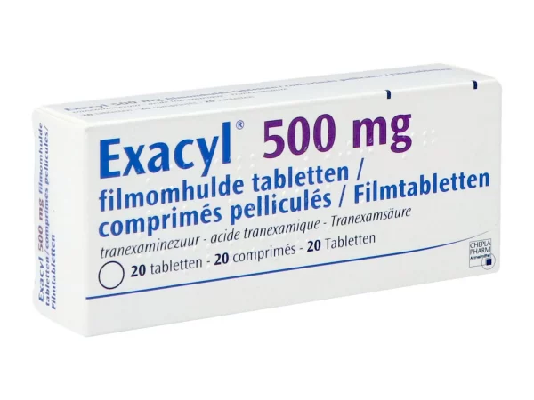 EXACYL 500 mg, 20 comprimés pelliculés