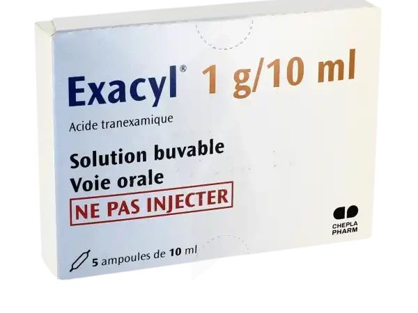 EXACYL 1 g/10 ml, 5 ampoules de solution buvable