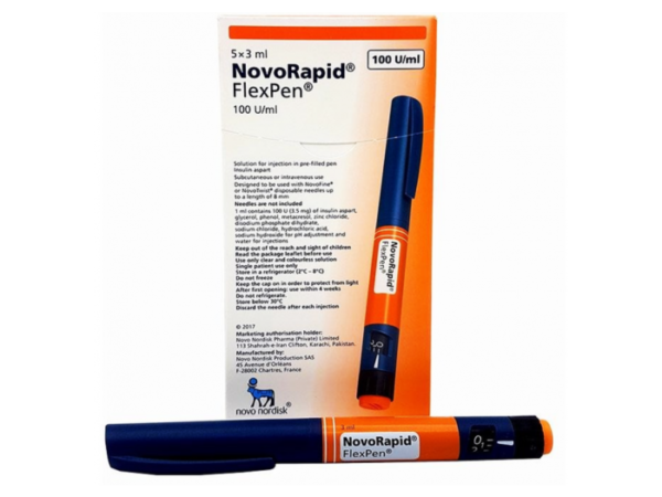 NOVORAPID FLEXPEN 100 units/ml