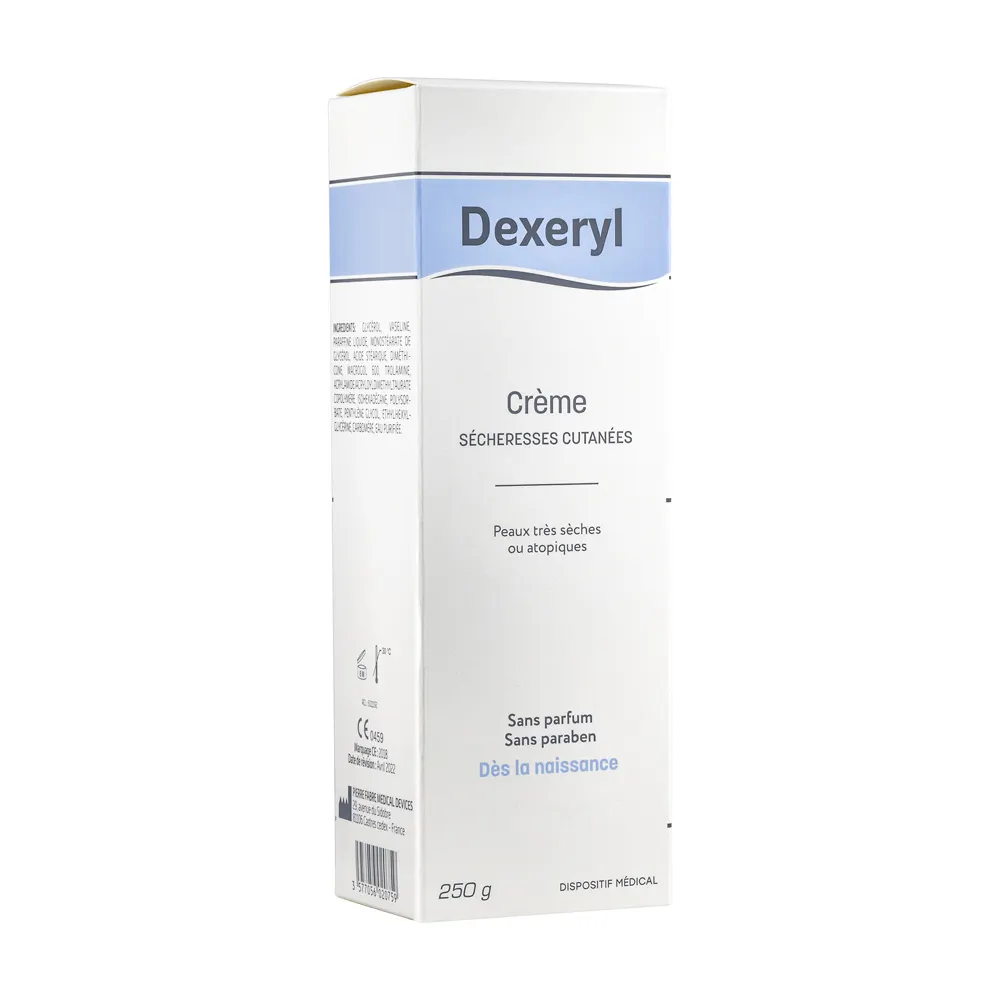 Dexeryl Creme Hydratante Sécheresses Cutanées Peaux très sèches ou atopiques 250g – Image 5