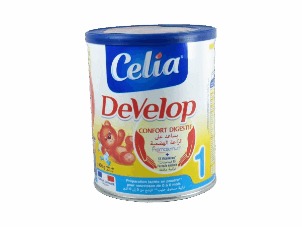 CELIA DEVELOP 1ER AGE LAIT 400 mg
