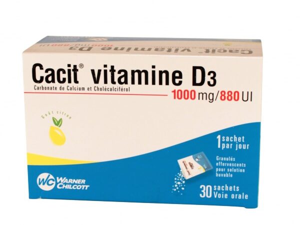 CACIT VITAMINE D3 1000 mg/880 UI