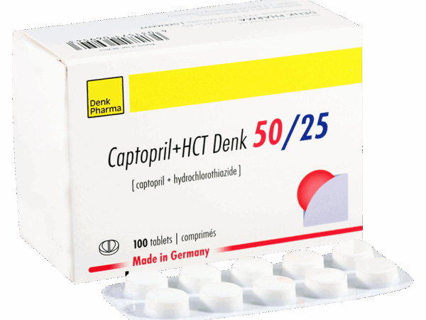 CAPTOPRIL HCT DENK 50mg/25mg