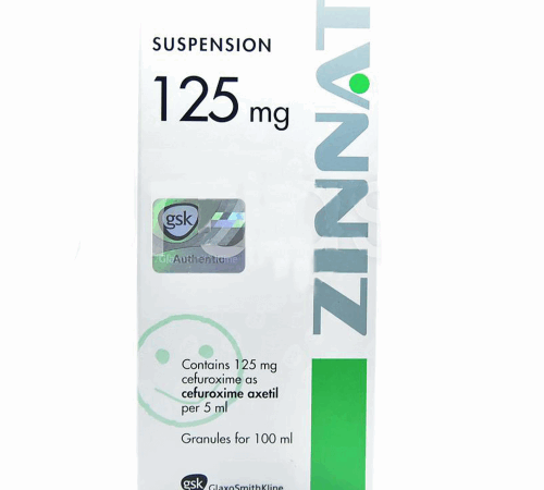 ZINNAT 125 mg/5 ml ENFANTS ET NOURRISSONS