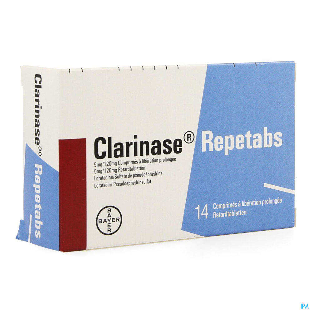 CLARINASE REPETABS 5 mg/120 mg