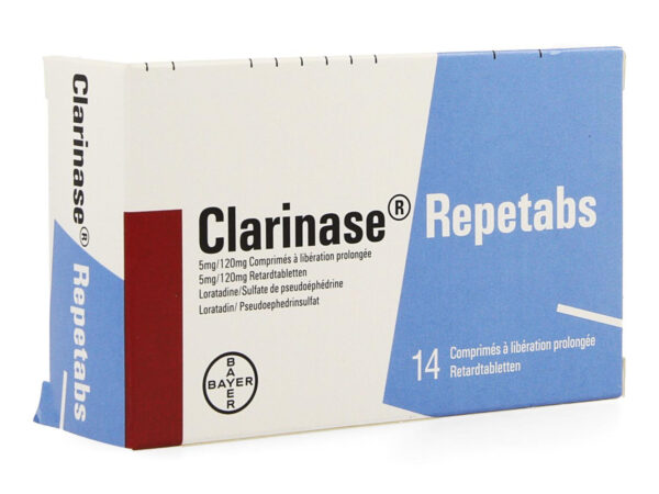 CLARINASE REPETABS 5 mg/120 mg