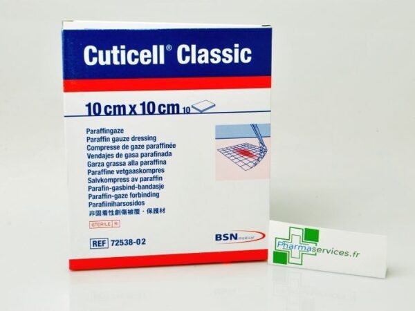 CUTICELL CLASSIC PANSEMENT VASELINE 10X10