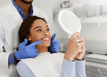 Blanchiment des dents chez le dentiste 360x260