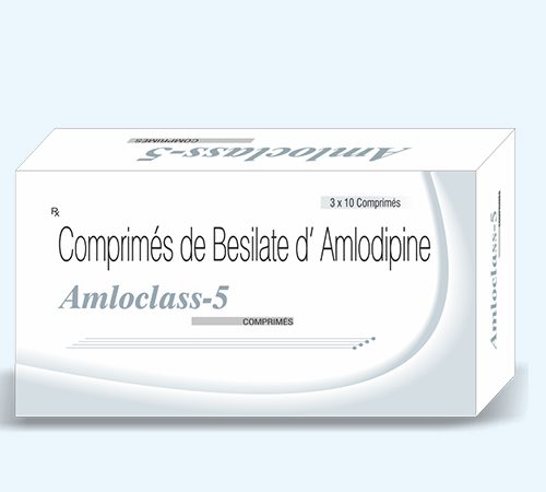 AMLOCLASS 5 MG 30 COMPRIMÉS
