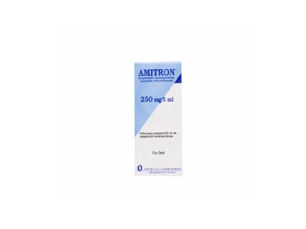 AMITRON 250 MG 3 G/60 ML 60 ML DE SUSPENSION
