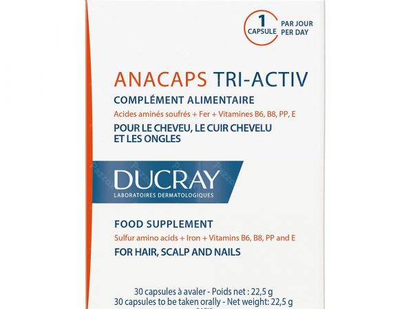 ANACAPS DUCRAY TRI ACTIV 30 CAPSULES
