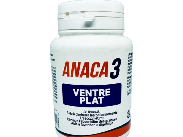ANACA 3 VENTRE PLAT 60 GÉLULES