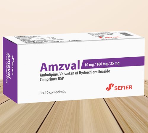 AMZVAL 10/160/25 MG 30 COMPRIMÉS