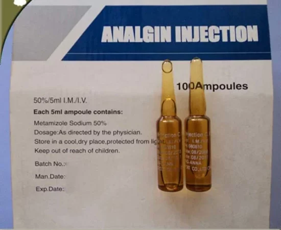 ANALGIN 100 AMPOULES DE SOLUTION INJECTABLE