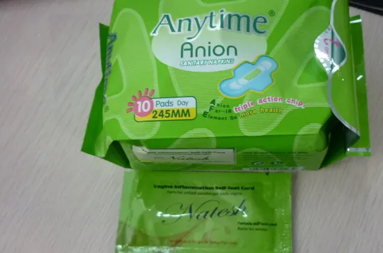 ANYTIME ANION SERVIETTE HYGIÉNIQUE