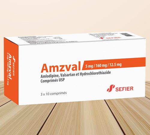 AMZVAL 5/160/12.5 MG 30 COMPRIMÉS