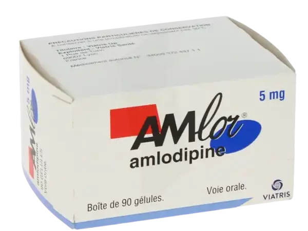 AMLOR 5 MG 90 GÉLULES