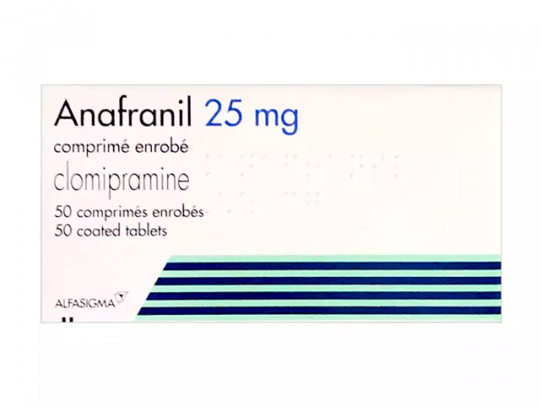 ANAFRANIL 25 MG 50 COMPRIMÉS