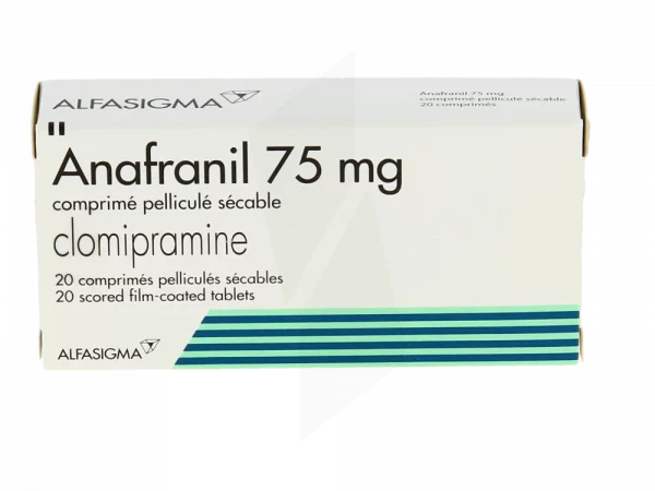 ANAFRANIL 75 MG 20 COMPRIMÉS