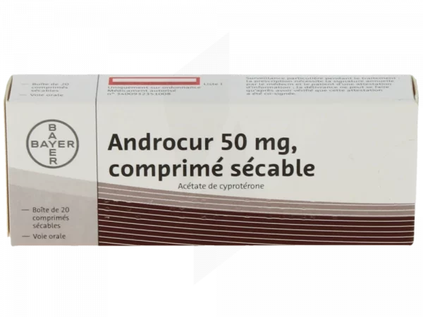 ANDROCUR 50 MG 20 COMPRIMÉS
