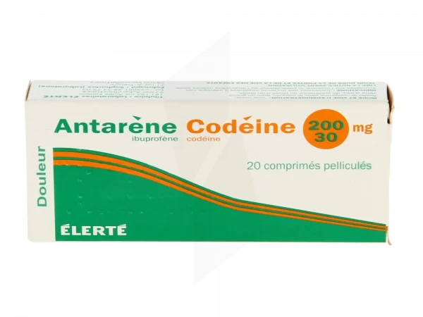 ANTARENE CODEINE 200 MG/30 MG 20 COMPRIMÉS PELLICULÉS