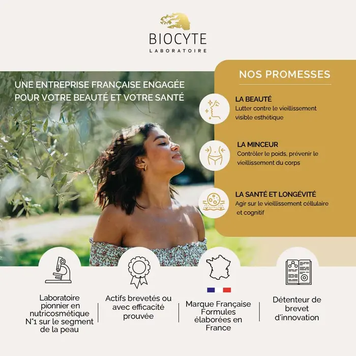 Biocyte Anti-âge Collagen Max Goût cacao 260g – Image 3