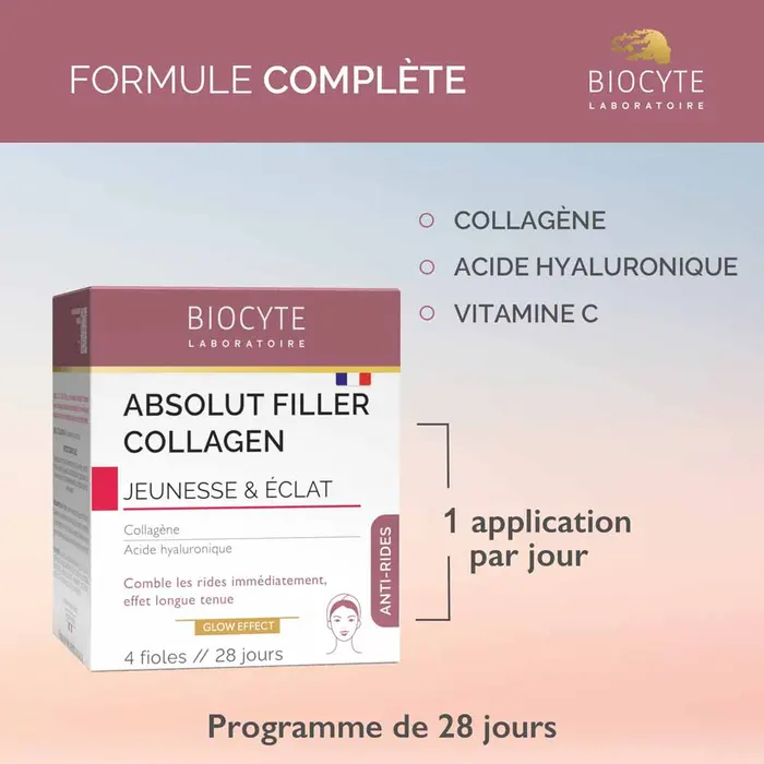 Biocyte Anti-rides Absolut Collagen Filler 4 fioles – Image 7
