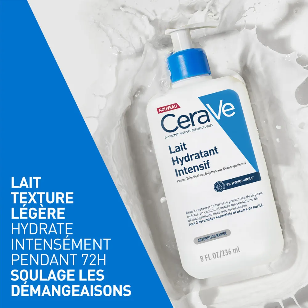 Cerave Body Lait Hydratant Intensif Peaux Très Sèches, Sujettes aux Démangeaisons 236ml – Image 6