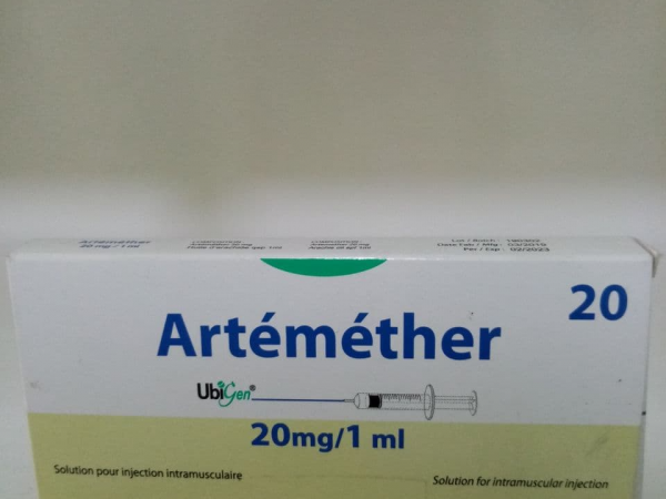 ARTEMETHER UBI 20 MG 10 AMPOULES INJECTABLES