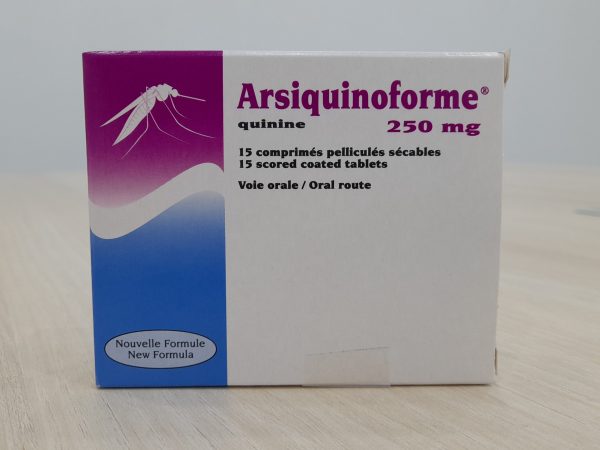 ARSIQUINOFORME 250 MG 15 COMPRIMÉS