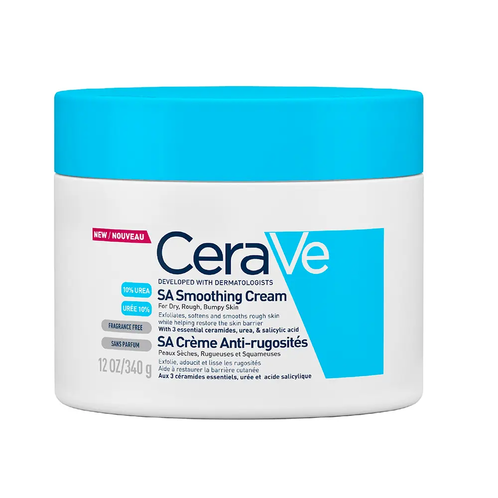 Cerave Body SA Crème Anti-rugosites 10% D'urée Et Acide Salicylique Peaux Sèches 340g