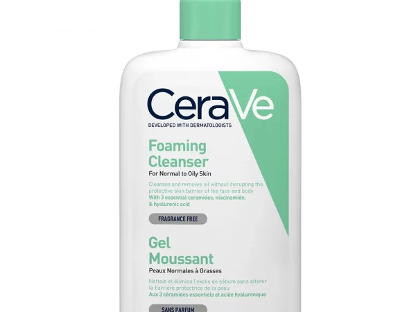 Cerave Cleanser Visage Gel Moussant Visage Et Cou Peaux Normales A Grasses 473ml