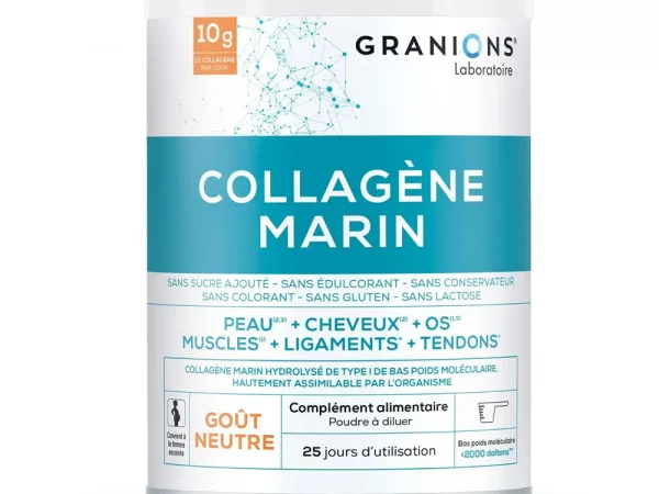 Granions Collagène marin Type I Goût neutre 258g