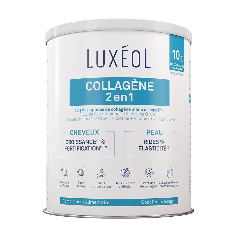 Luxeol Collagène 2 en 1 Cheveux & Peau 275g