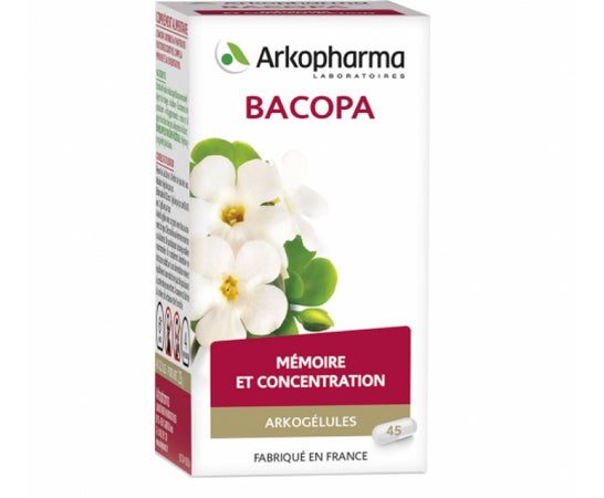ARKOPHARMA BACOPA MÉMOIRE ET CONCENTRATION 45 GÉLULES