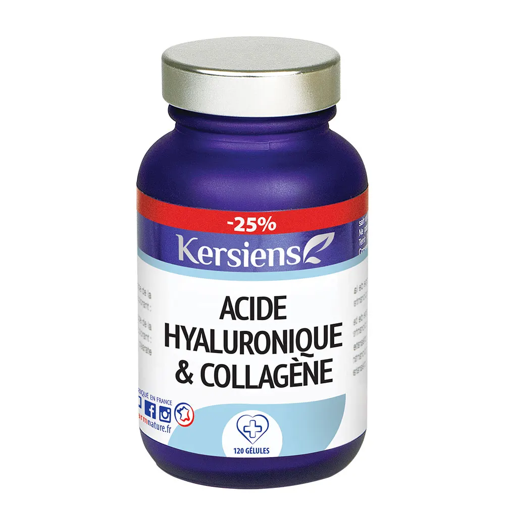 Pharm Nature Micronutrition Acide Hyaluronique et Collagène 120 Gélules