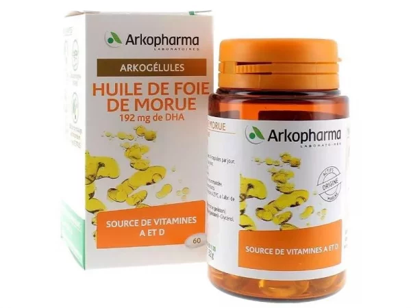 ARKOPHARMA HUILE DE FOIE DE MORUE 60 GÉLULES