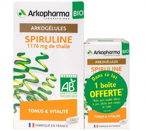 ARKOPHARMA SPIRULINE 150+45 GÉLULES