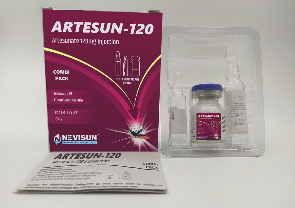 ARTESUN 120 MG SOLUTION INJECTABLE
