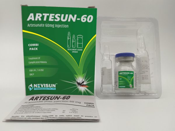 ARTESUN 60 MG SOLUTION INJECTABLE