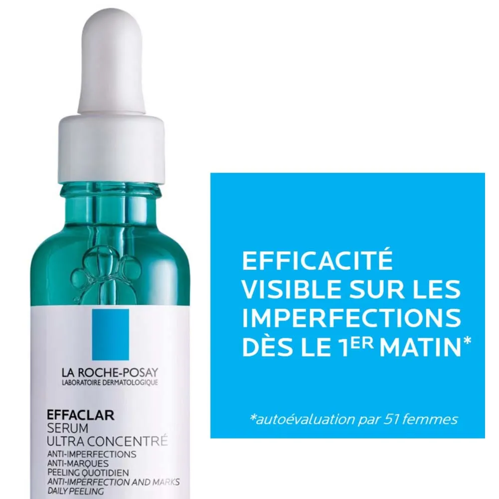 La Roche-Posay Effaclar Sérum visage anti imperfections Peaux tendance acnéique 30ml – Image 9
