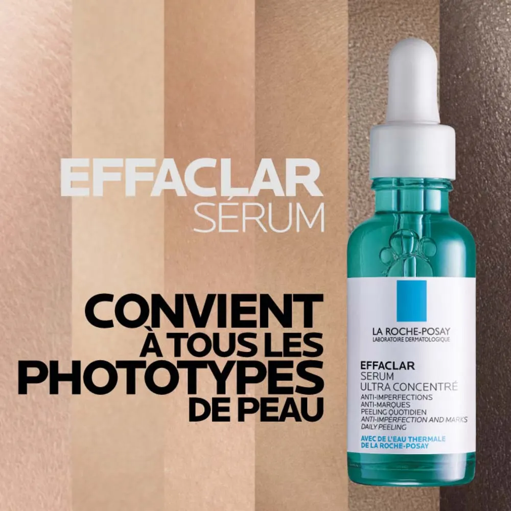 La Roche-Posay Effaclar Sérum visage anti imperfections Peaux tendance acnéique 30ml – Image 5