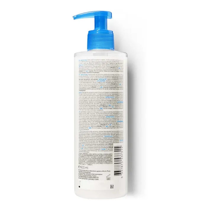 La Roche-Posay Lipikar Creme Lavante Syndet Ap+ Peaux Tendance Eczema Atopique 400ml – Image 7