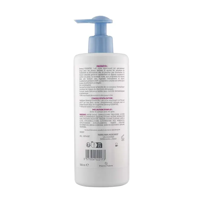 Dexeryl Lait Riche Nourrissant Essentiel 500ml – Image 11