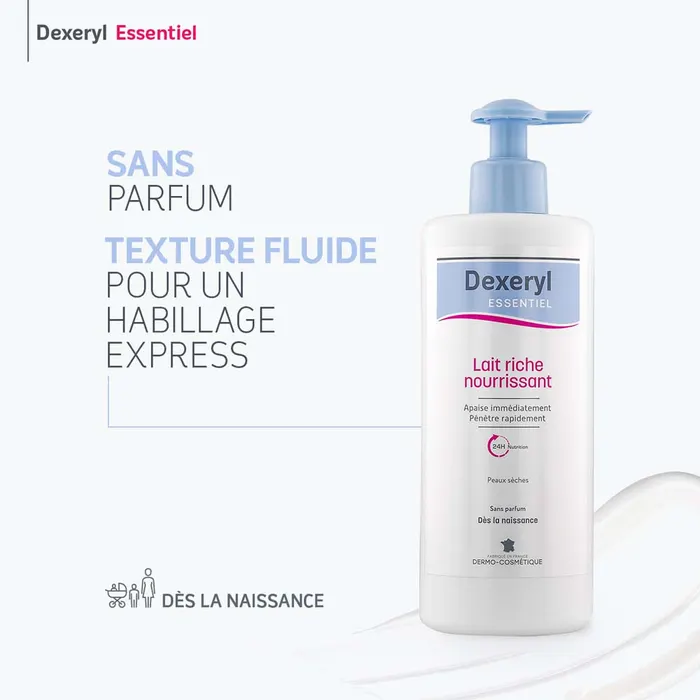 Dexeryl Lait Riche Nourrissant Essentiel 500ml – Image 5