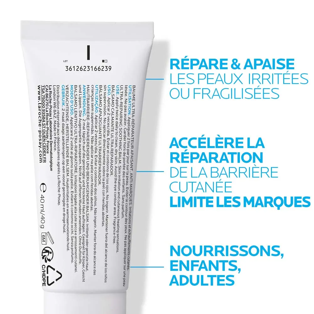 La Roche-Posay Cicaplast Baume Ultra Réparateur Apaisant B5+ 40ml – Image 5