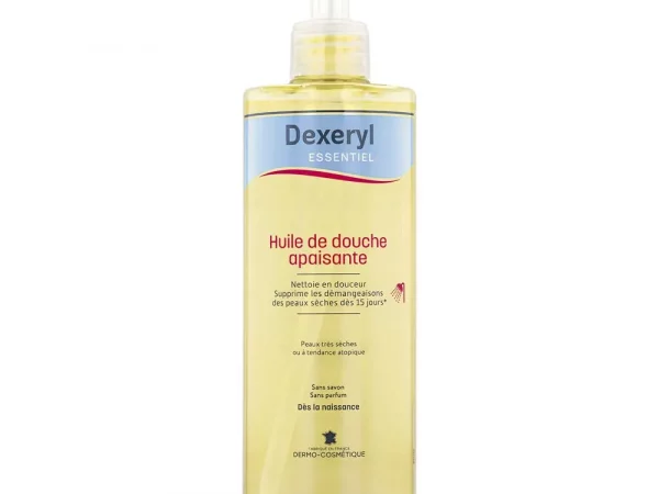 Dexeryl Huile de douche apaisante nettoie en douceur Peaux très sèches ou à tendance atopique 500ml
