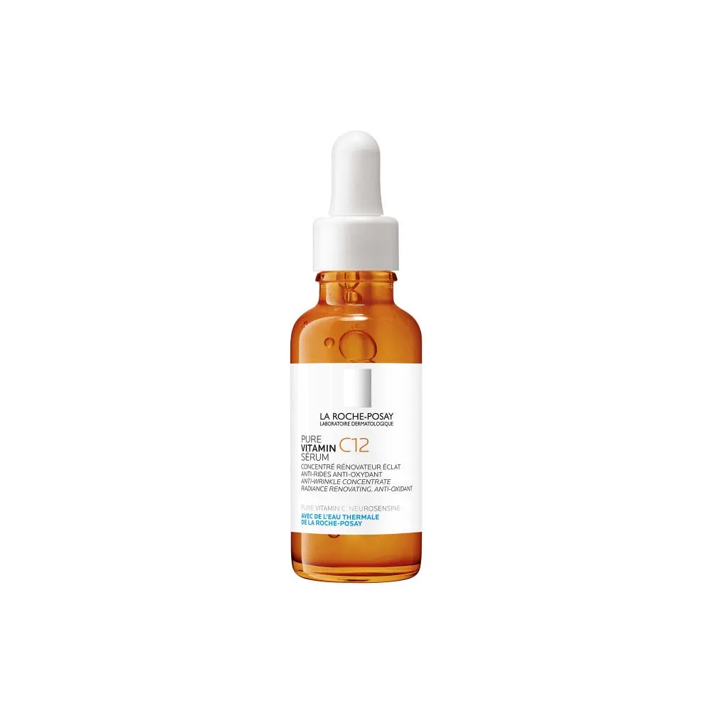 La Roche-Posay Pure Vitamin C12 Sérum Concentré Rénovateur Eclat Anti Rides Anti Oxydant 30ml