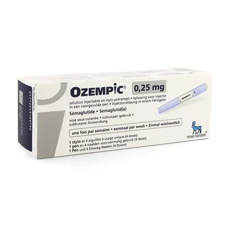 OZEMPIC 0,25 mg Injectable SC stylo prérempli jetable ( 4 aiguilles) de 3 ml