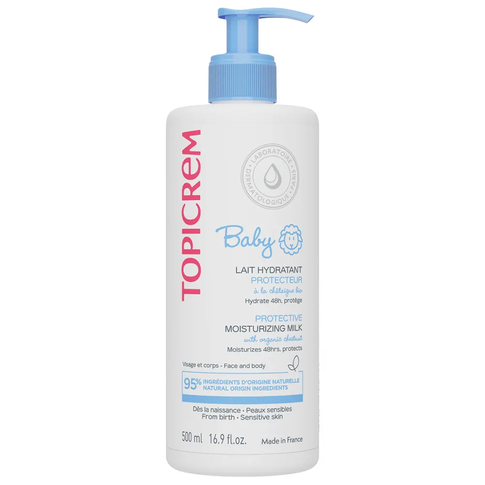 Topicrem Bébé Lait Hydratant Protecteur Visage & corps 500